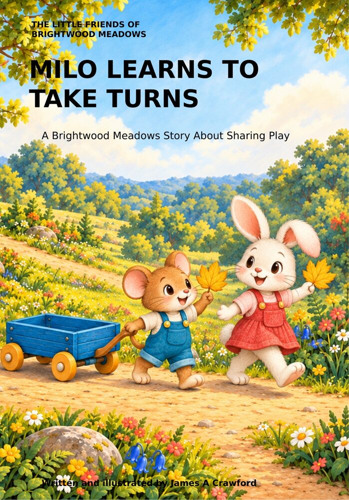 Cover of Milo Learns to Take Turns, a Little Friends of Brightwood Meadows story