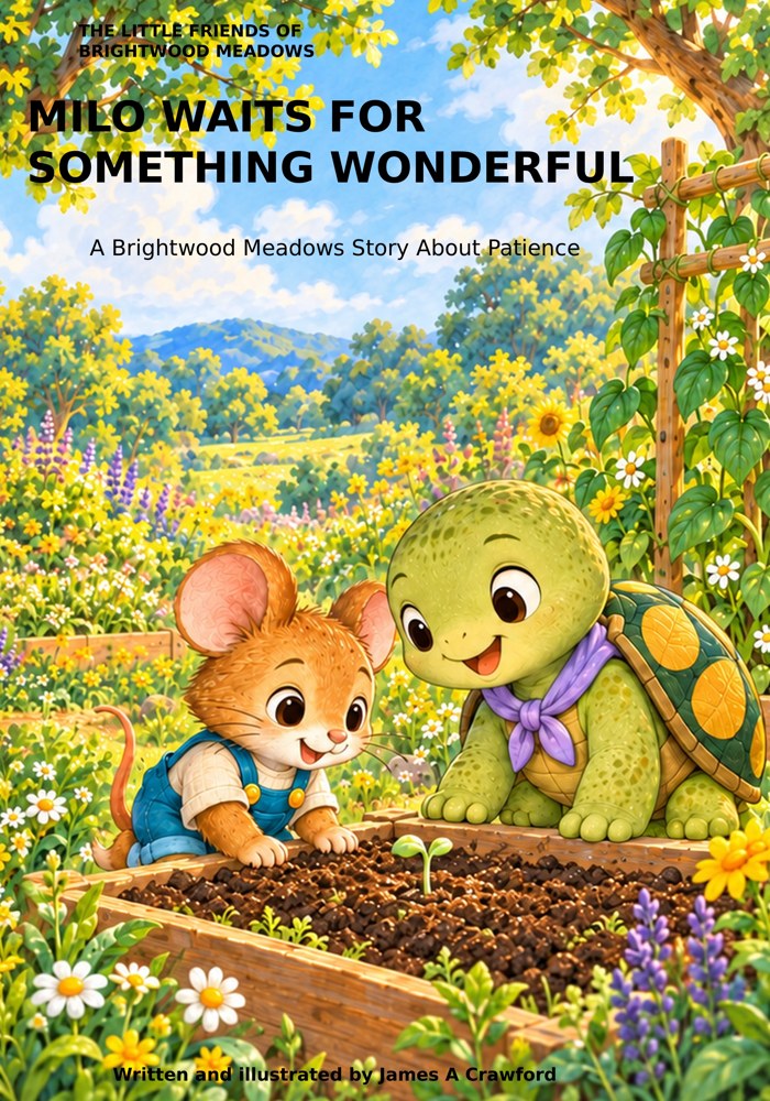Cover of Milo Waits for Something Wonderful, a Little Friends of Brightwood Meadows story